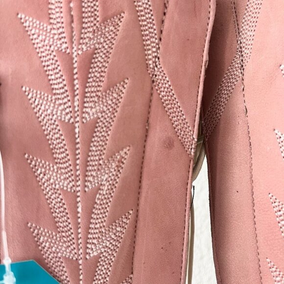 Lane LEXINGTON Over the Knee Womens Cowboy Boots 6.5 Pink Western Cowgirl Tall - Picture 10 of 15